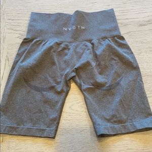 NVGTN bike shorts, taupe/green, size S